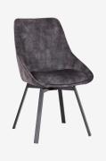 Nordic Furniture Group - Matstol Micke Velour 4-pack - Grå - Stolar - ...