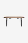 NORDFORM - Trädgårdsbord 180x92 cm - Svart - Matbord utomhus - Från Ho...