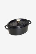 Staub - Gryta La Cocotte oval 23 cm, 2,35 l - Svart - Grytor & kastrul...