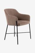 Nordic Furniture Group - Matstol Leah 2-pack - Brun - Karmstolar - Frå...