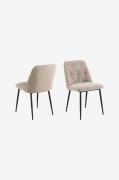 NORDFORM - Brooke matstol 2-pack - Beige - Stolar - Från Homeroom