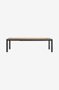 NORDFORM - Trädgårdsbord 205/275x100 cm - Orange - Matbord utomhus - F...