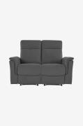 Loft24 - Soffa 2 sittplatser Manual Southbrook - Grå - 2-sits soffor -...