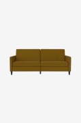 Dorel Home - Bäddsoffa 3-sits Presley - Gul - Bäddsoffor - Från Homero...