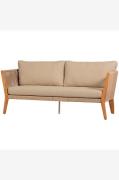 WOOOD - Trädgård Bänk 3-sits San Remo - Beige - Loungesoffor - Från Ho...