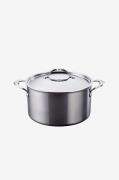 Hestan - Gryta med lock NanoBond Ø 26 cm, 7,6 liter - Krom - Grytor & ...