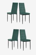 Loft24 - Matstol 4 Pk Becca - Grön - Stolar - Från Homeroom