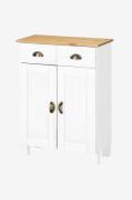 Loft24 - Förvaringsskåp Toscana 2 Dörrar - Vit - Skåp - Från Homeroom