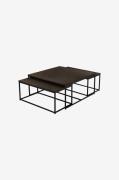 Nordic Furniture Group - Soffbord Natalie 2+1 ek - Brun - Soffbord - F...