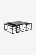 Nordic Furniture Group - Soffbord Natalie 2+1 ask - Svart - Soffbord -...