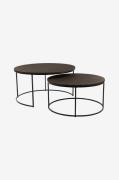 Nordic Furniture Group - Soffbord Natalie Ø85/S2 ek - Brun - Soffbord ...