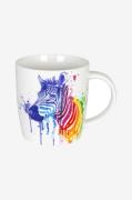 Könitz - Mugg Vattenfärgad Zebra - Flerfärgad - Koppar & muggar - Från...