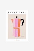 Pelcasa - Buongiorno Espresso - Beige - Posters - Från Homeroom