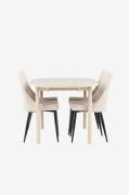 Venture Home - Andy matbord med Leone matstol - Beige - Matgrupper - F...