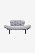 Hanah Home - Bäddsoffa 2-sits - Grå - Bäddsoffor - Från Homeroom