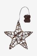 Star Trading - Outdoordecoration Vicke Stjärna 30cm - Brun - Julpynt -...