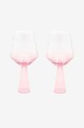 Brut Homeware - Vinglas Claude 2-pack - Rosa - Vinglas - Från Homeroom
