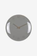 Karlsson - Väggklocka Fuerte Dome - Grå - Väggklockor & bordsur - Från...