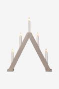 Star Trading - Ljusstake Albo liten 41cm - Beige - Adventsljusstakar -...