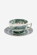 Spode - Teacup & Saucer Heritage Green Italian - Grön - Koppar & mugga...