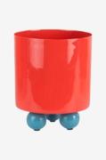 Present Time - Växtkruka Double Funky Small - Röd - Krukor & vaser - F...