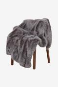 Skinnwille - Pläd/Bäddset Stily 140x220 cm - Grå - Filtar & plädar - F...