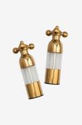 Vargen & Thor - Salt- och pepparkvarn Axia 2-pack - Guld - Kryddkvarna...