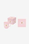 Paperproducts Design - Gåvoset Mugg 35 cl + Servett Heart of Gold - Ro...
