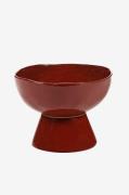 Serax - Hög skål LARGE FOOT LA MÈRE AV MARIE MICHIELSSEN - Röd - Skåla...