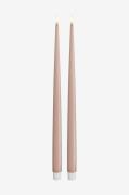 DeluxeHomeart - LED Taper Candle Shiny 2,2x38 cm 2 st - Rosa - Ljus - ...