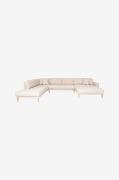 House Nordic - U-soffa open-end Lido - Beige - Divansoffor - Från Home...