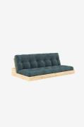 Karup - Base Bäddsoffa Tre sittplatser - Blå - Bäddsoffor - Från Homer...