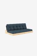 Karup - Base Bäddsoffa Tre sittplatser - Blå - Bäddsoffor - Från Homer...