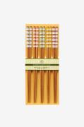 Kawai - Ätpinnar Kawai 5-pack Macaron - Brun - Bestick - Från Homeroom