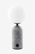 Globen Lighting - Portabel bordslampa Torrano Beige travertin - Grön -...
