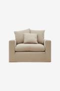 Kave Home - Fåtölj - nora - Beige - Fåtöljer - Från Homeroom