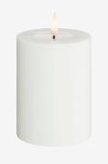 DeluxeHomeart - LED-pelarljus 7,5x10 cm - Vit - Ljus - Från Homeroom