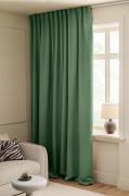 &Home - Mörkläggningsgardin Linnie Wide 1-pack - Grön - Mörkläggningsg...