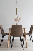 House Nordic - Matstol Middelfart, 2-pack - Brun - Stolar - Från Homer...