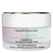 BareMinerals ClayMates Mask Duo: Be Bright & Be Firm " 58gr