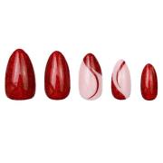 DUFFBEAUTY Reusable Press-On Manicure Space Cherry