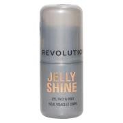 Revolution Beauty Jelly Shine Shadow & Highlight Stick Silver Moo