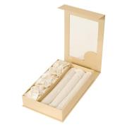 Lenoites Heatless Curling Rods with Caps Golden Sand  3pcs