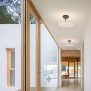 Vibia LED-taklampa Flat, vit, Ø 40 cm, DALI dimbar