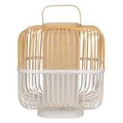 Forestier Bamboo Square M bordslampa i vitt