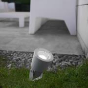 LEDS-C4 Hubble utomhus spotlampa, grå, GU10, aluminium