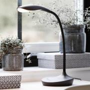 Markslöjd LED-bordslampa Swan, svart