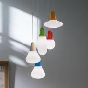 Martinelli Luce pendellampa Ciulifruli, blå, polyeten