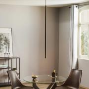 Nowodvorski Lighting Hänglampa Laser 1 lampa, svart, skärm 100 cm