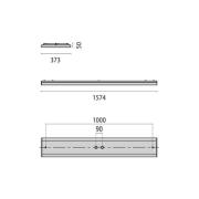 Performance in Lighting Taklampa SL630AB DALI+Touch 157 cm vit 4 000 K